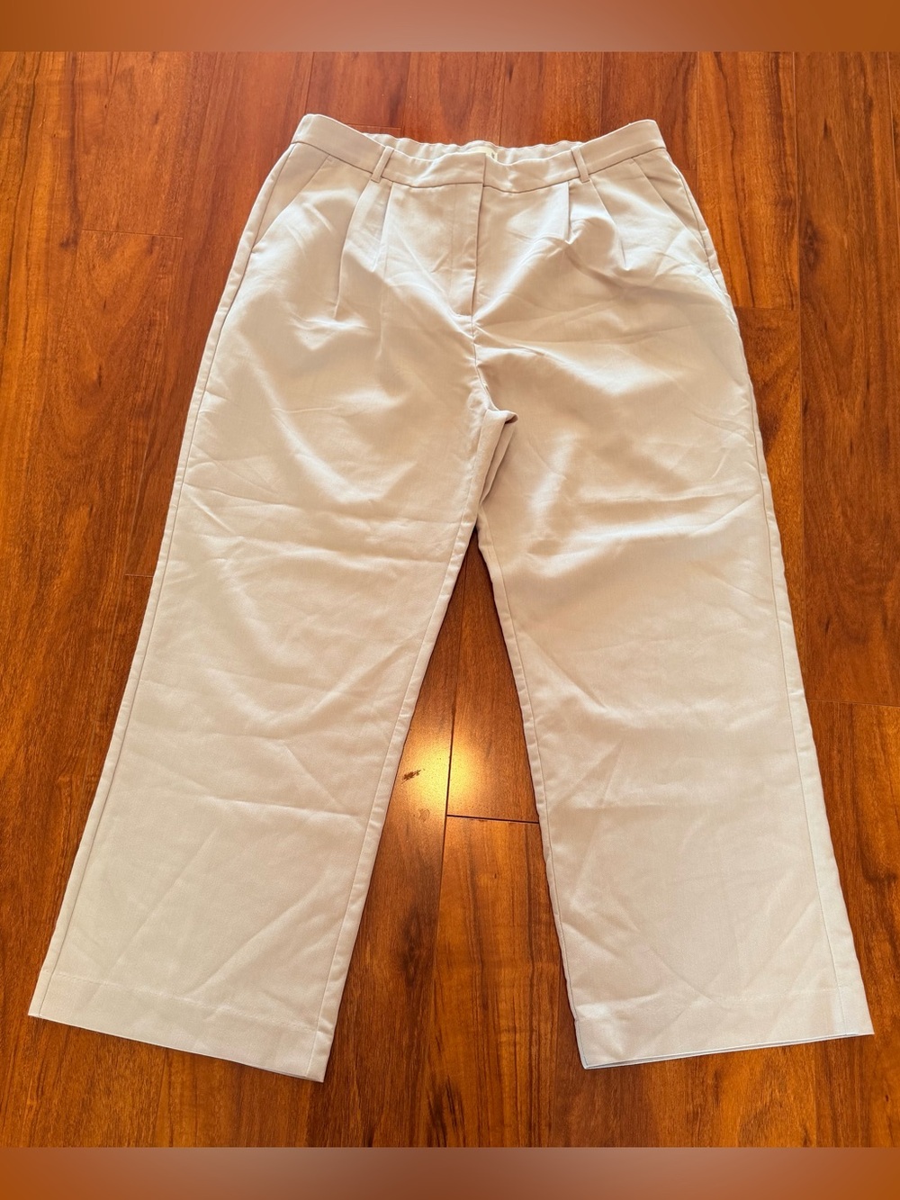 Classic Cream Trousers - Abercrombie